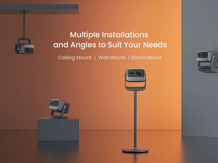 Máy chiếu dễ lắp đặt ở nhiều không gian Máy chiếu