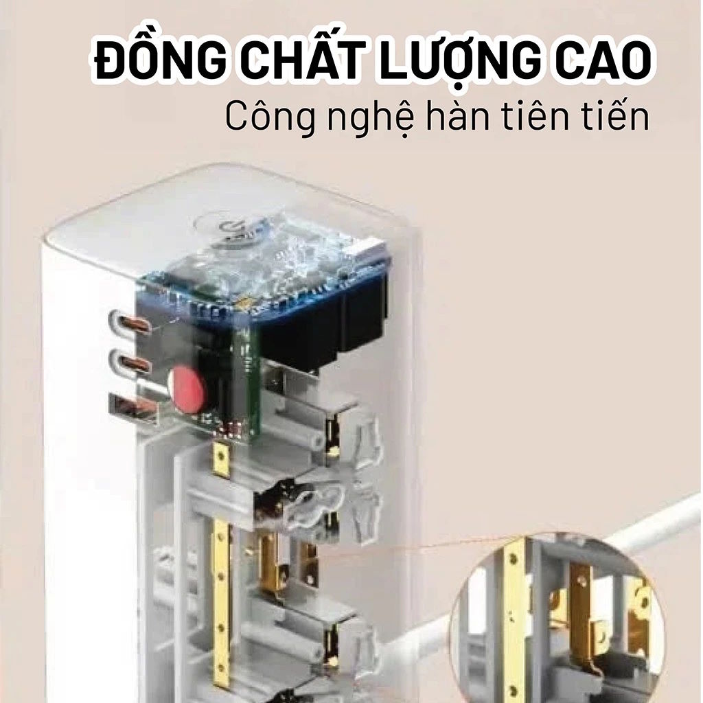 Tính năng tiện ích và an toàn Ổ cắm điện Tanaka