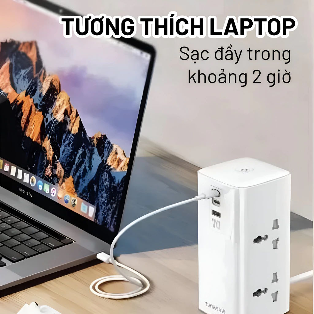 Thiết kế nhỏ gọn, an toàn tối đa Ổ cắm điện Tanaka TNK-OD34026