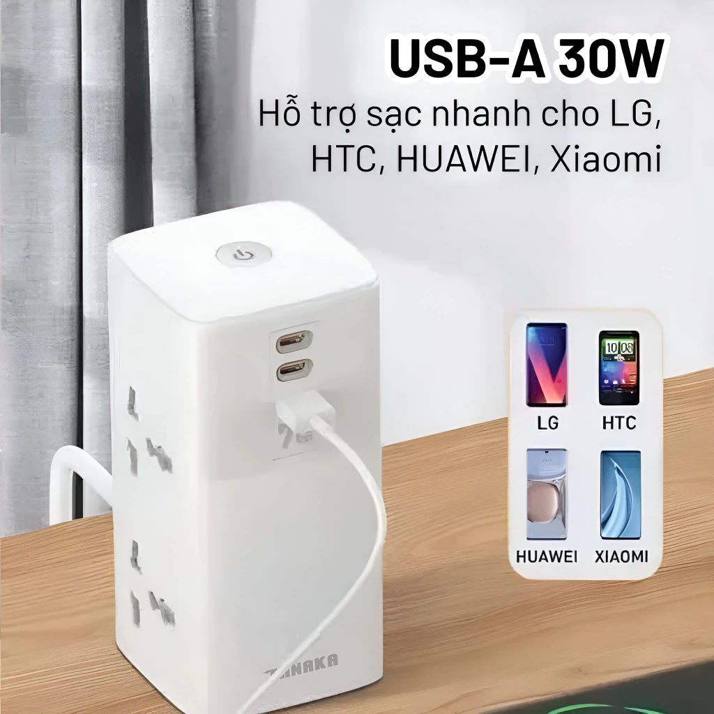 Công suất mạnh mẽ và tương thích toàn cầu Ổ cắm Tanaka TNK-OD34026