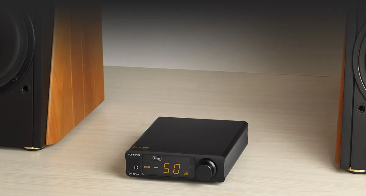 Thiết kế nhỏ gọn nhưng đa năng vượt trội DAC Topping DX3 Pro+
