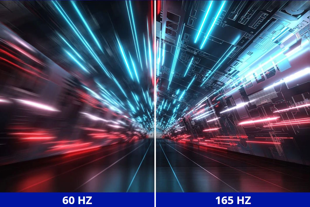 Tần số quét 165Hz – Tối ưu hóa mọi chuyển động Màn hình ViewSonic VX3480-2K-Pro