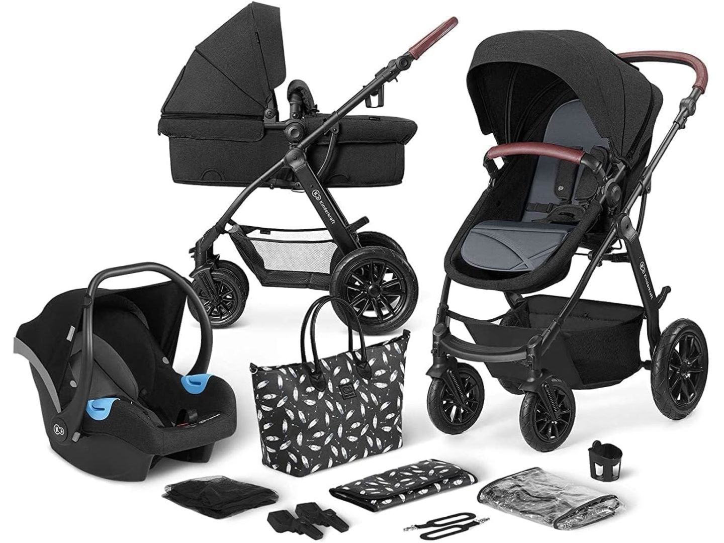 Bộ xe đẩy cho bé Kinderkraft XMOOV3IN1