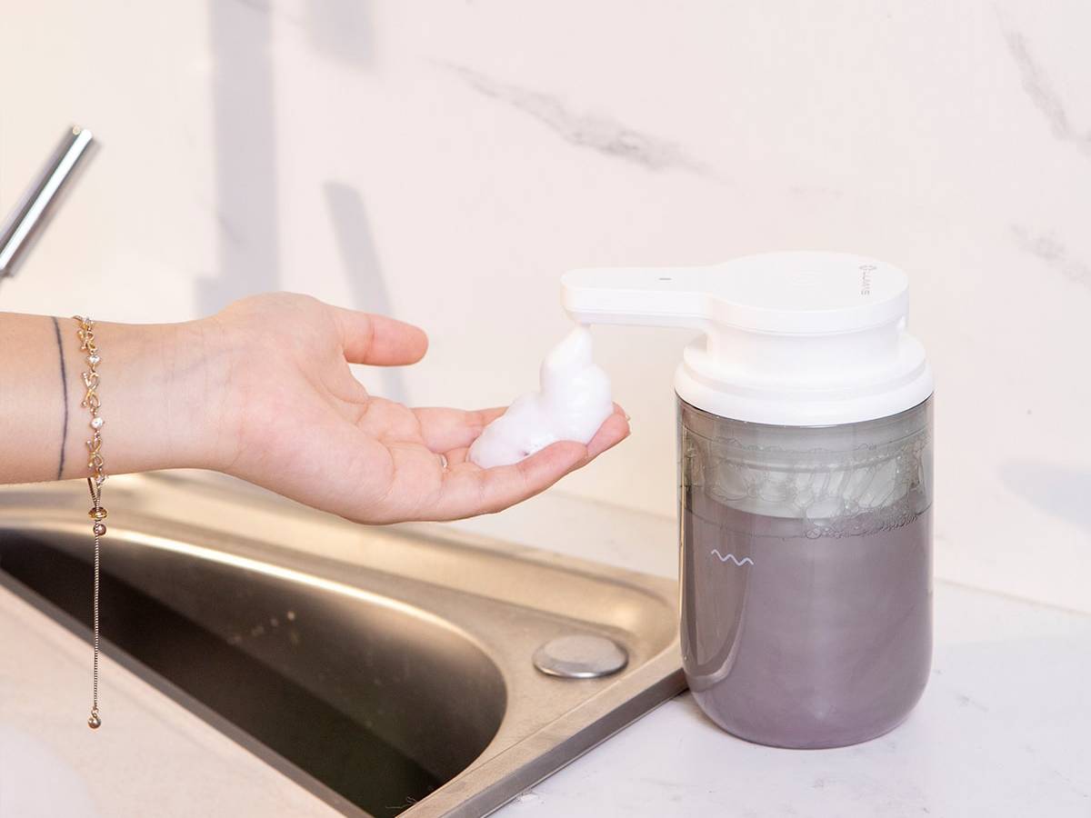 Hộp đựng xà phòng rửa tay tạo lớp bọt mịn Hộp đựng xà phòng rửa tay