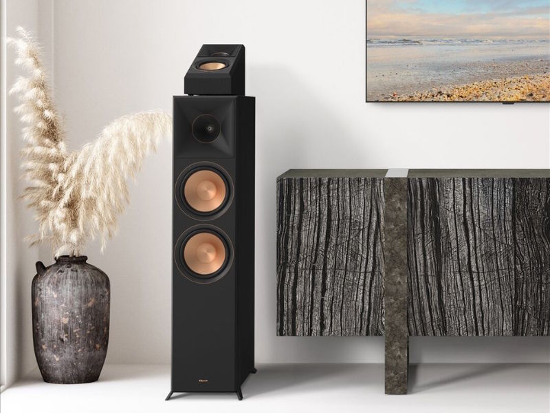Loa Klipsch sở hữu màu sắc và kiểu dáng sang trọng Loa Klipsch