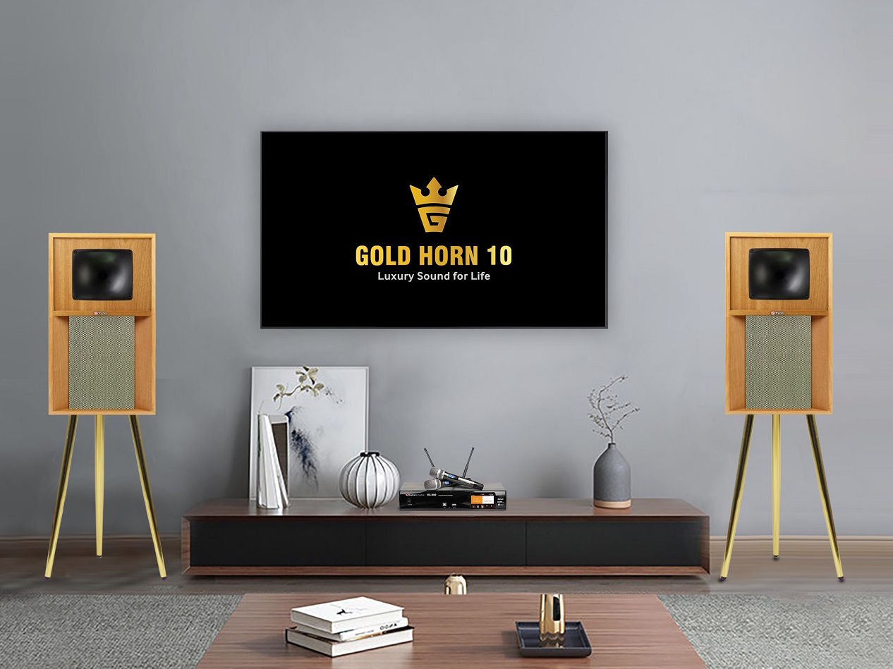 Gold Horn 10 có công suất tối đa 250W Gold Horn 10