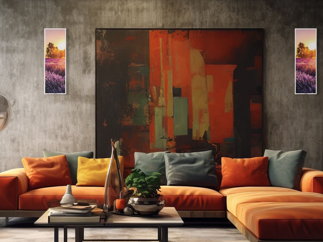 Sumico Canvas 1216 lắp loa tranh trên tường rất đẹp Sumico Canvas 1216