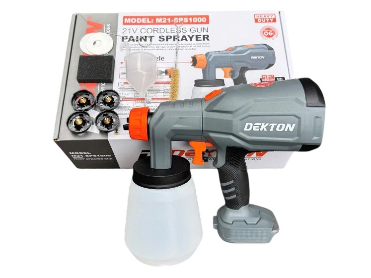 Máy phun sơn Dekton M21-SPS1000 (chưa pin, sạc)