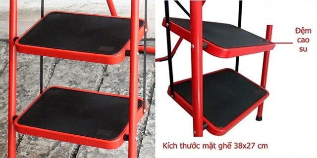 thang ghế tay vịn Kagami WK-SL126 có các bậc thiết kế to bản