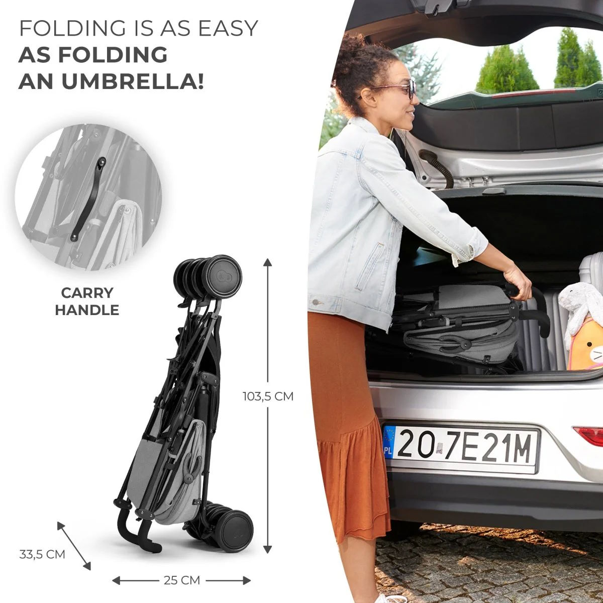 Xe đẩy cho bé Kinderkraft SIESTA