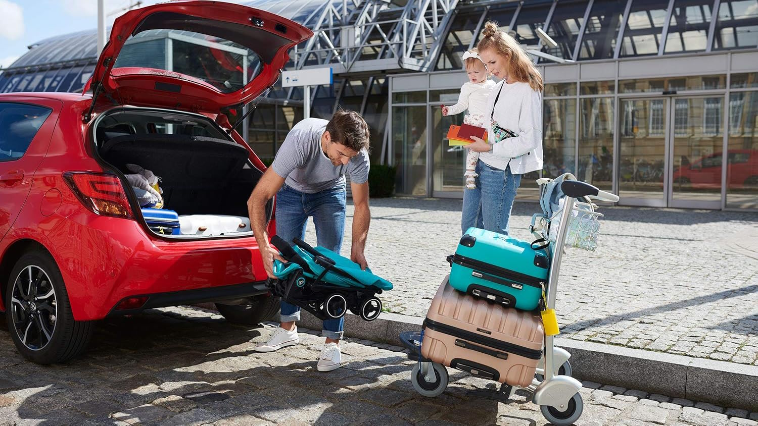 Khung nhôm bền bỉ – Chất liệu cao cấp an toàn cho bé Kinderkraft Mini Dot