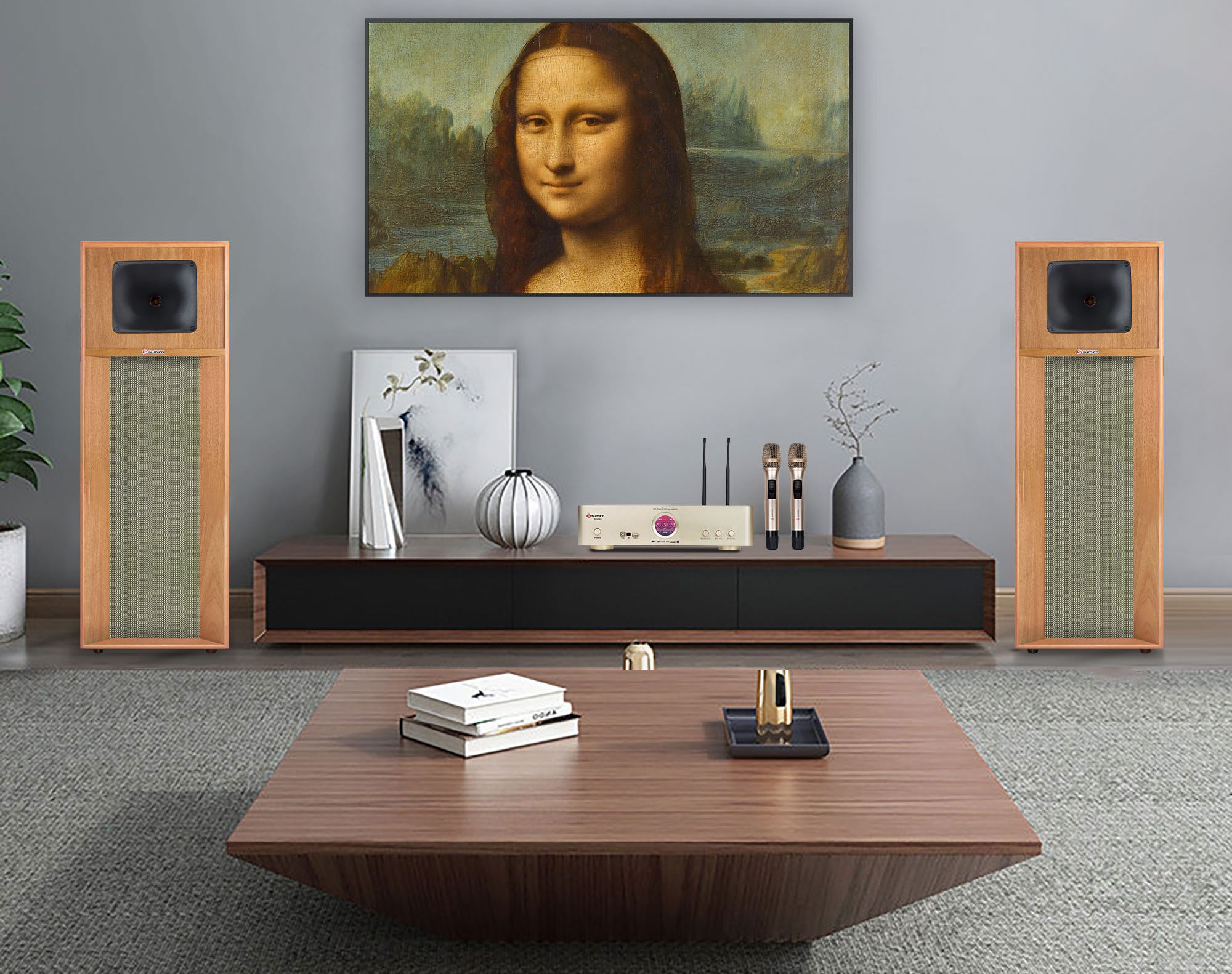 Âm thanh sống động, chi tiết nhờ thiết kế họng kèn Sumico Gold Horn 10F