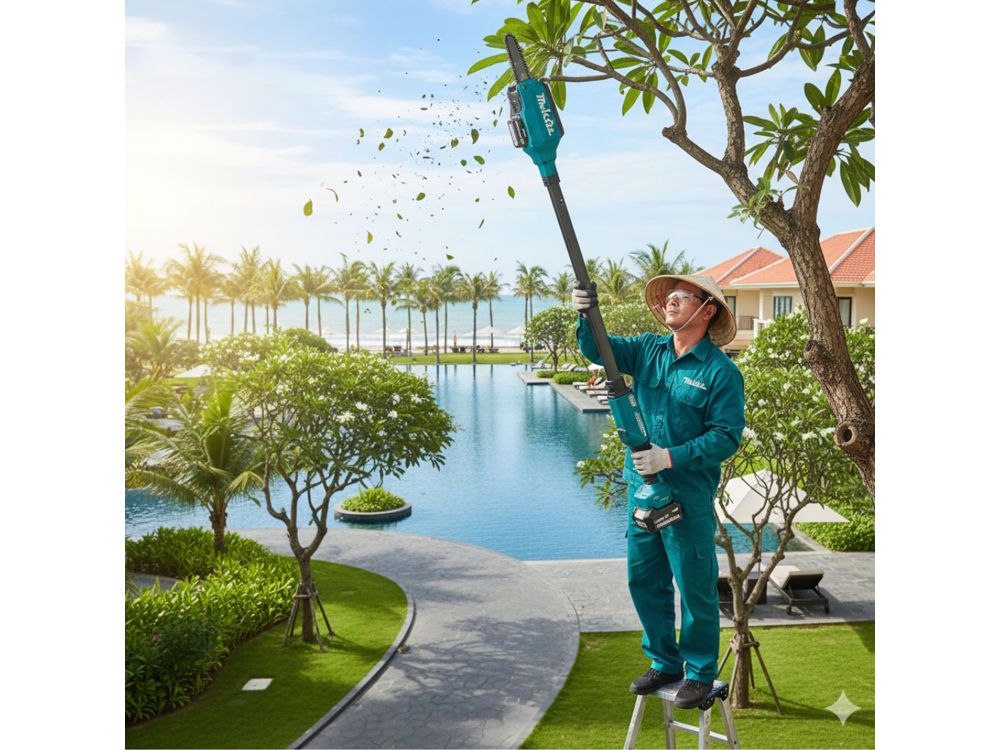 Máy cưa cành trên cao 18V Makita DUA200Z01 Máy cưa cành trên cao 18V Makita DUA200Z01