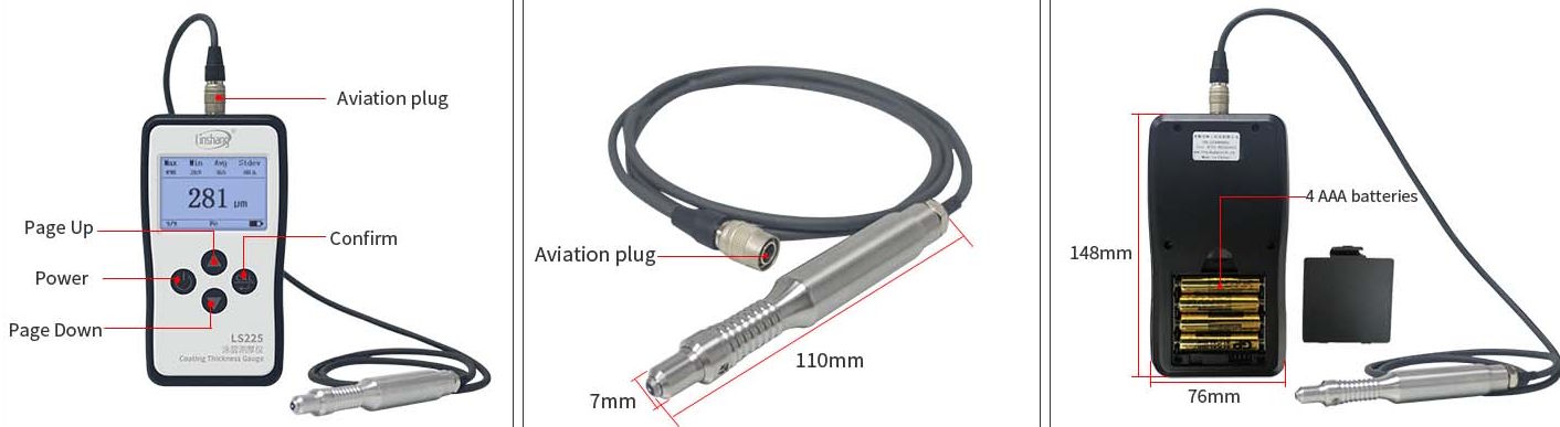 Kích thước của Linshang LS225+F500 Linshang LS225+F500