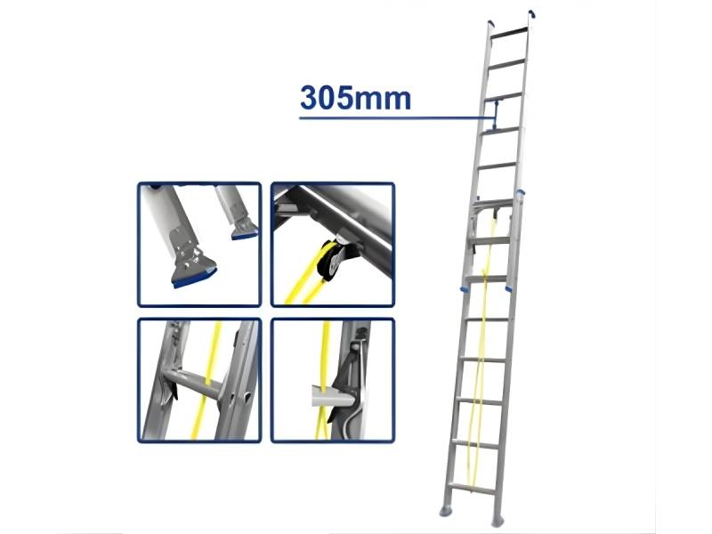 Thang nhôm trượt 2 đoạn Wadfow WLD8H16