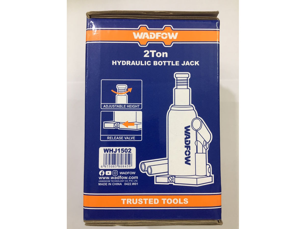 Kích đội 2 tấn Wadfow đóng gói trong hộp bìa carton dễ di chuyển Kích đội 2 tấn Wadfow