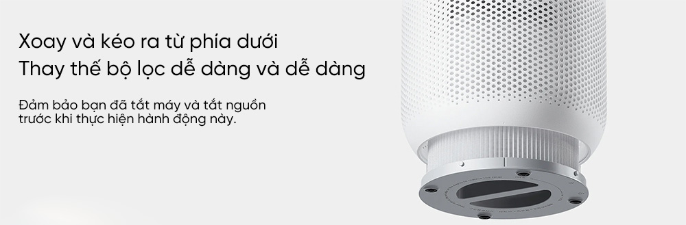 Thay thế lõi lọc đơn giản, dễ thao tác tại nhà Lõi lọc cho máy lọc không khí Xiaomi