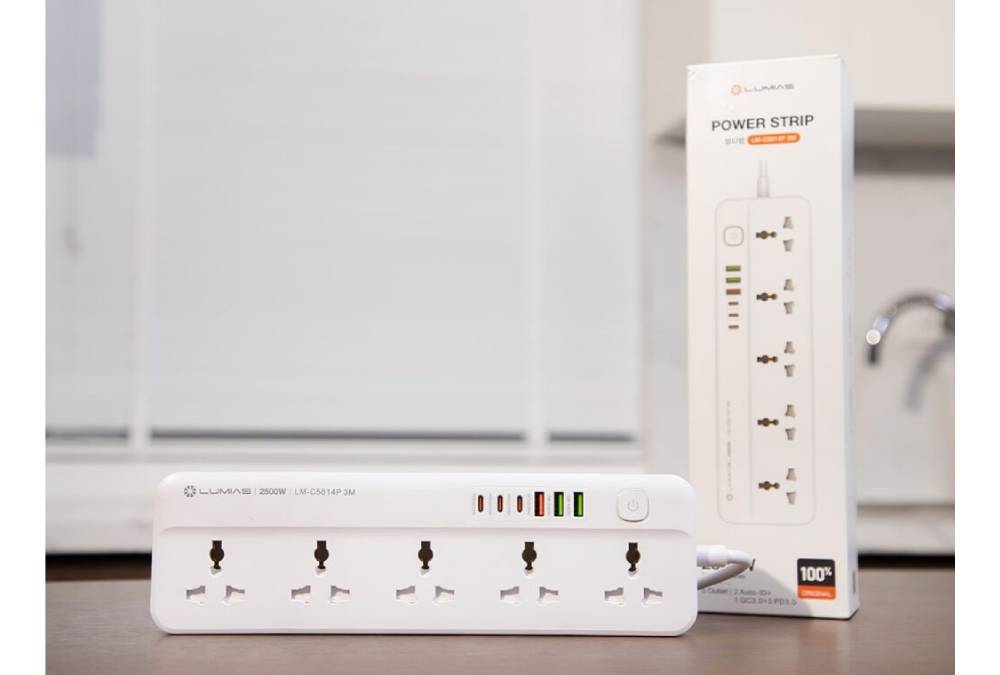 Ổ cắm điện Lumias có độ dài dây 3m Ổ cắm điện Lumias