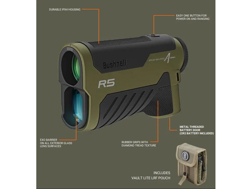 Cấu tạo của Bushnell R5 2000 (AB) Bushnell R5 2000 (AB)