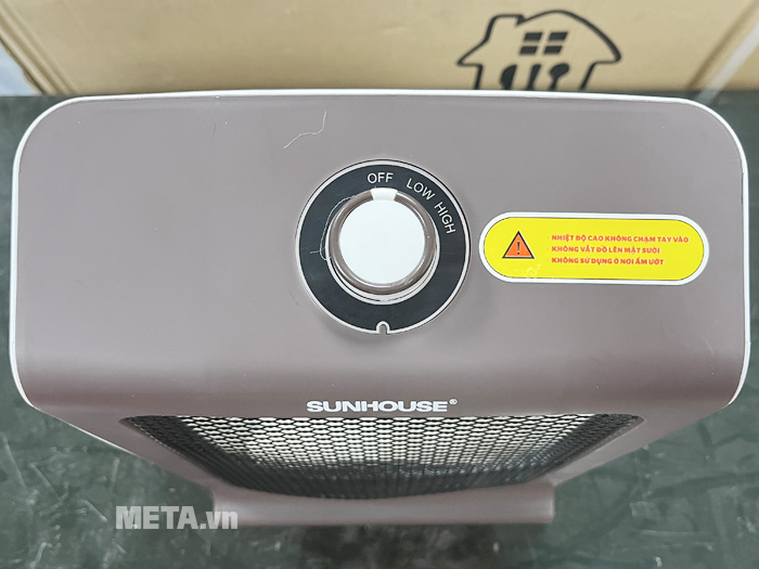 Sưởi điện hồng ngoại 2 bóng Sunhouse SHD7023