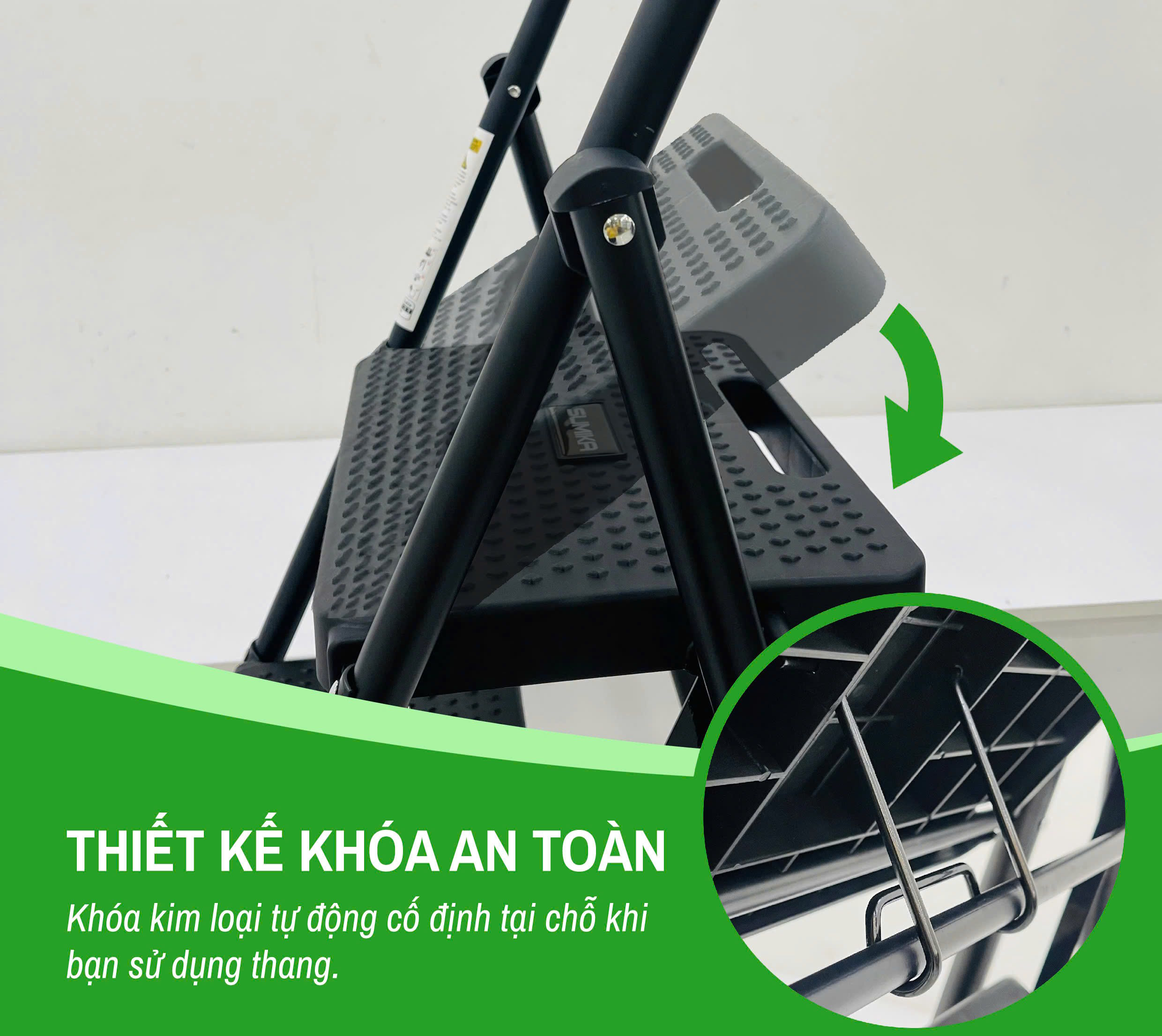 Kết cấu ổn định, kích thước sử dụng hợp lý Sumika A203