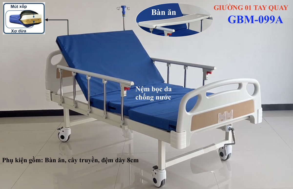 Giường 1 tay quay GBM-099A Giường 1 tay quay GBM-099A