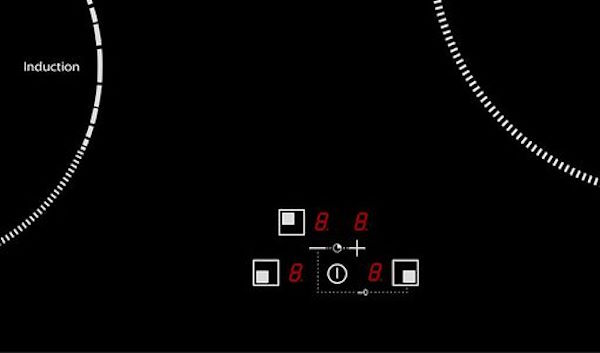 Điều khiển TouchControl – Chạm nhẹ, kiểm soát chính xác Bếp từ âm Fagor 3IF-ZONE95AC