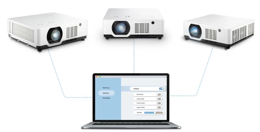 ViewSonic LSC601WU có cổng LAN ViewSonic LSC601WU