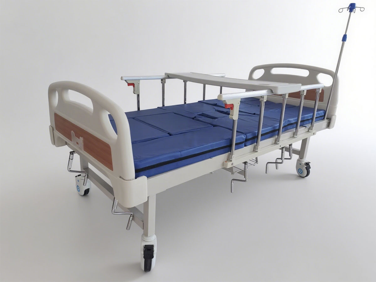 Giường 5 tay quay dùng cho bệnh viện, gia đình Giường 5 tay quay