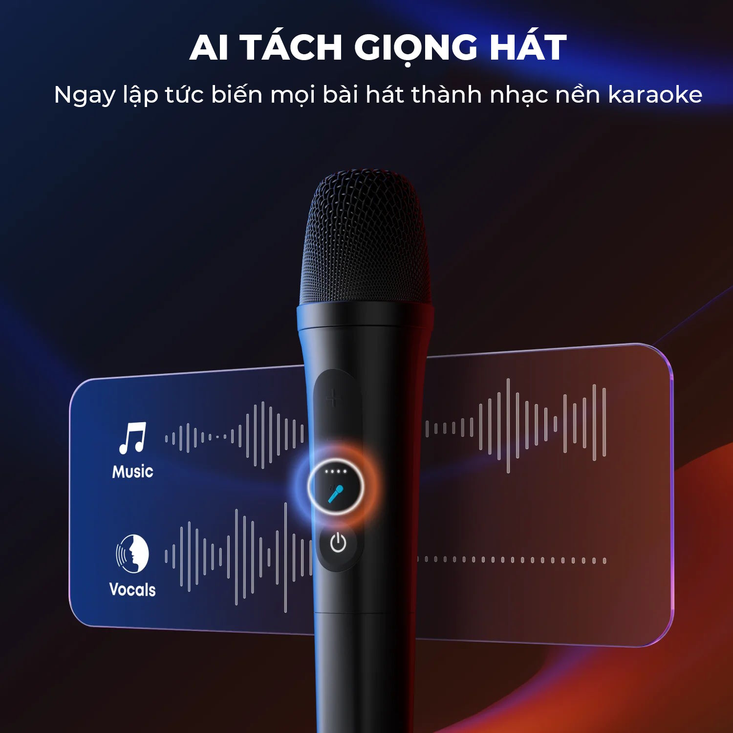 Karaoke AI thông minh – Tách giọng nhanh, hát hay hơn Loa Party soundcore Rave 3S AI
