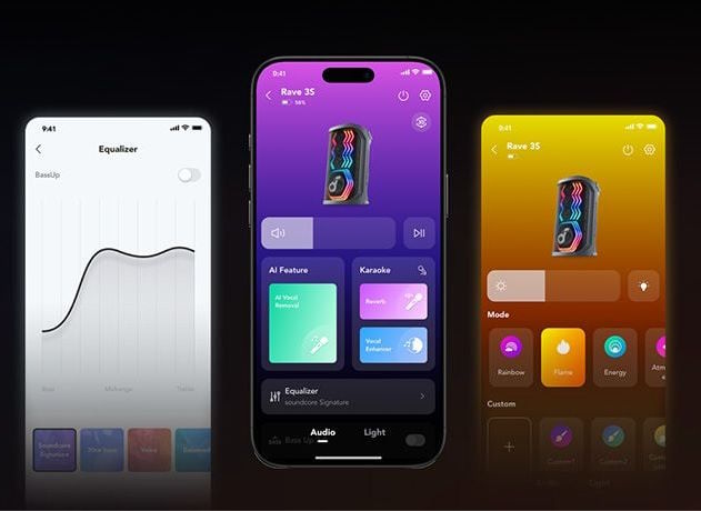 Ứng dụng soundcore – Toàn quyền kiểm soát trải nghiệm soundcore Rave 3S