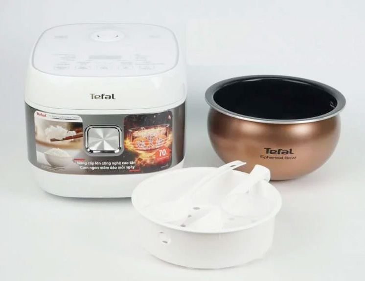 Trọn bộ Nồi cơm điện cao tần Tefal 1.5 lít RK8131Y0