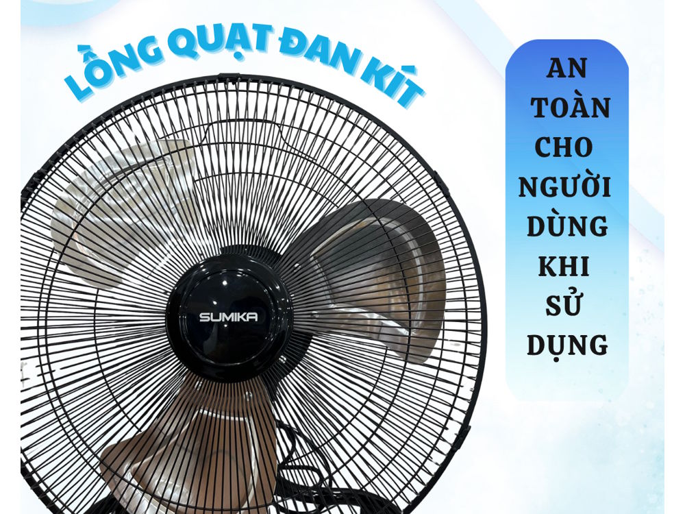 Quạt công nghiệp có lồng quạt đan khít Quạt công nghiệp