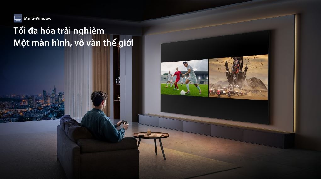 Tivi 4K chia đôi màn hình, xem nhiều nội dung hơn Tivi 4K