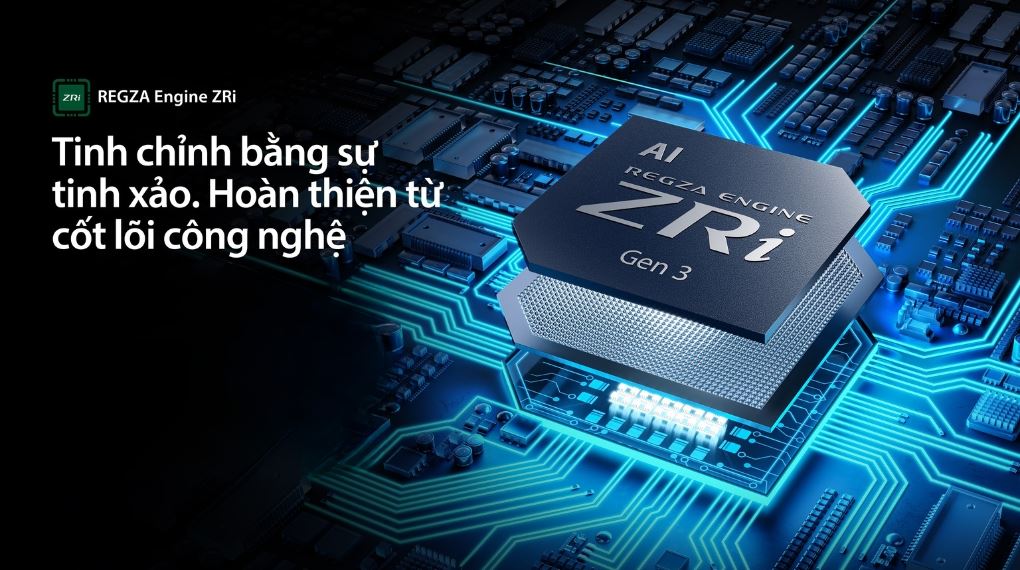 Tivi 85 inch dùng bộ xử lý Regza Engine ZRi Gen 3 Tivi 85 inch