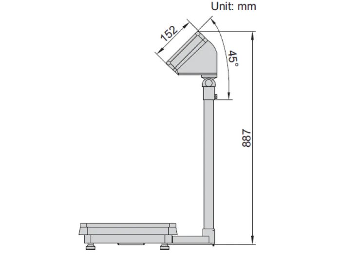 Cân sàn điện tử Insize 8501-AL300