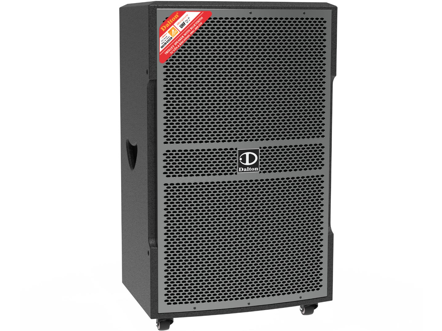 Công suất 650W – Âm thanh sống động, lan tỏa mạnh mẽ Loa kéo karaoke Dalton TS-15G610N