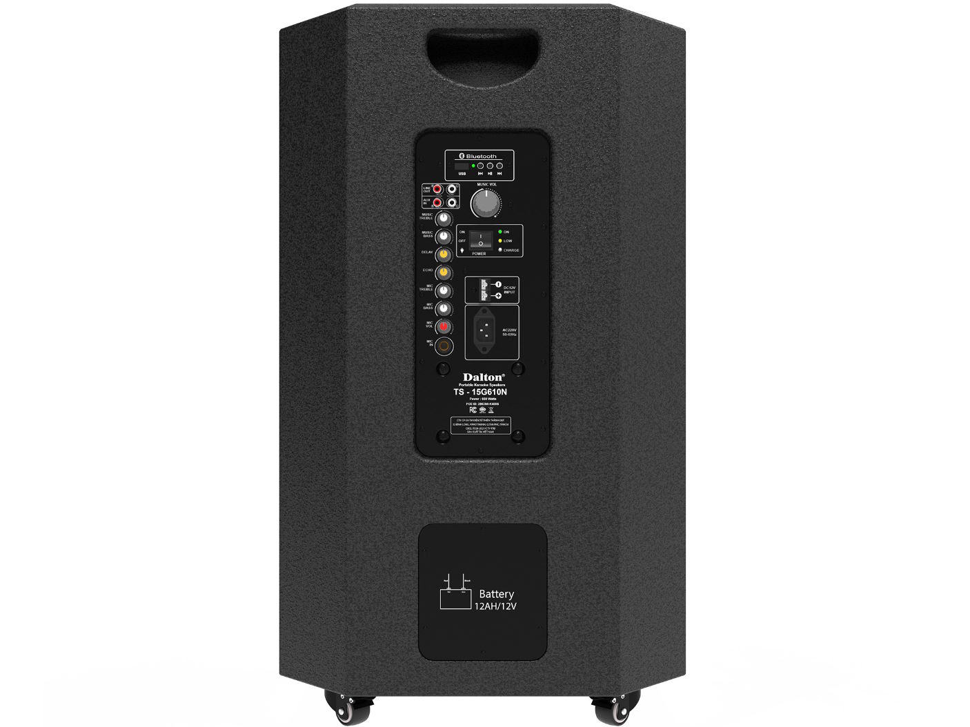 Bảng điều khiển chi tiết – Tùy chỉnh âm thanh theo sở thích Dalton TS-15G610N