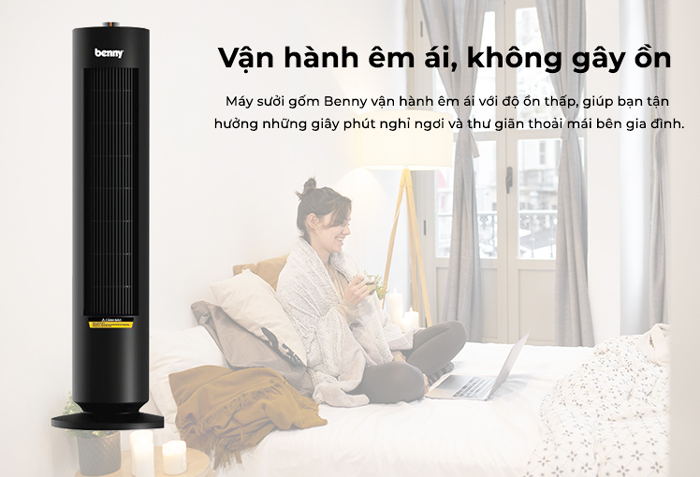 Benny BHT-2600 hoạt động với công suất mạnh mẽ là 2.000W kết hợp động cơ DC cho khả năng hoạt động ổn định, êm ái
