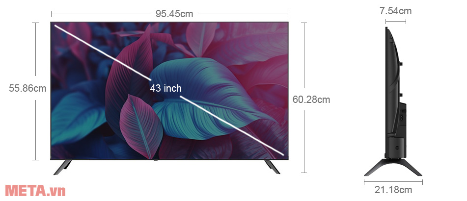 Google Tivi Coocaa FHD 43 inch 43Z85