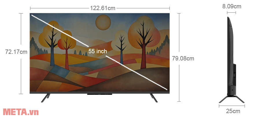 Google Tivi Coocaa 4K 55 inch 55Y84