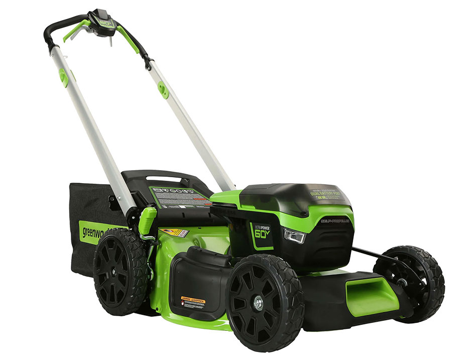 Máy cắt cỏ đẩy tay dùng pin Greenworks Pro 60V MO60L424 (2 pin 4Ah, sạc)