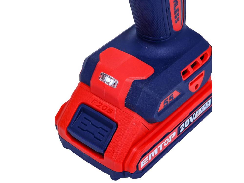 Máy khoan Emtop có đèn Led chiếu sáng Máy khoan Emtop