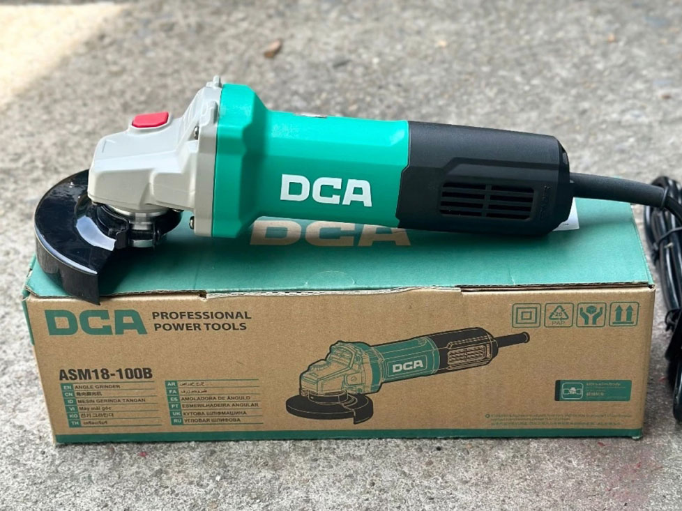 Máy mài góc gọn nhẹ, cầm vừa tay Máy mài góc