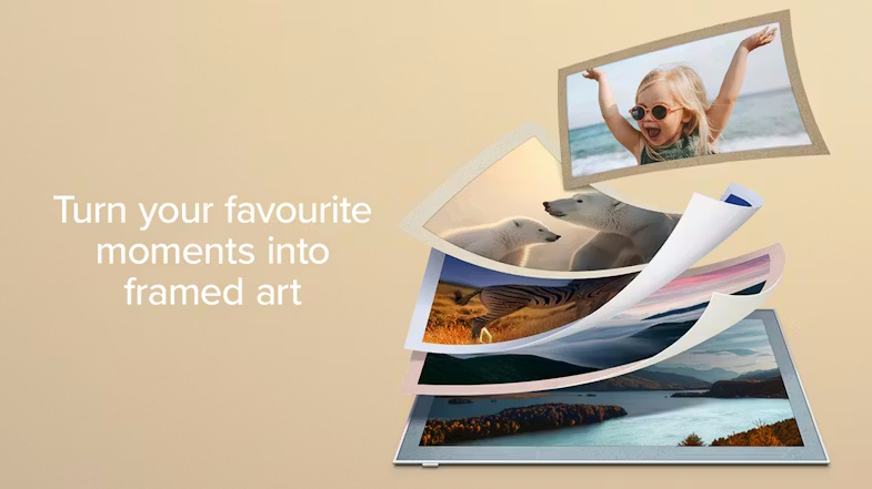 Khung viền cho tivi khung tranh 55 inch