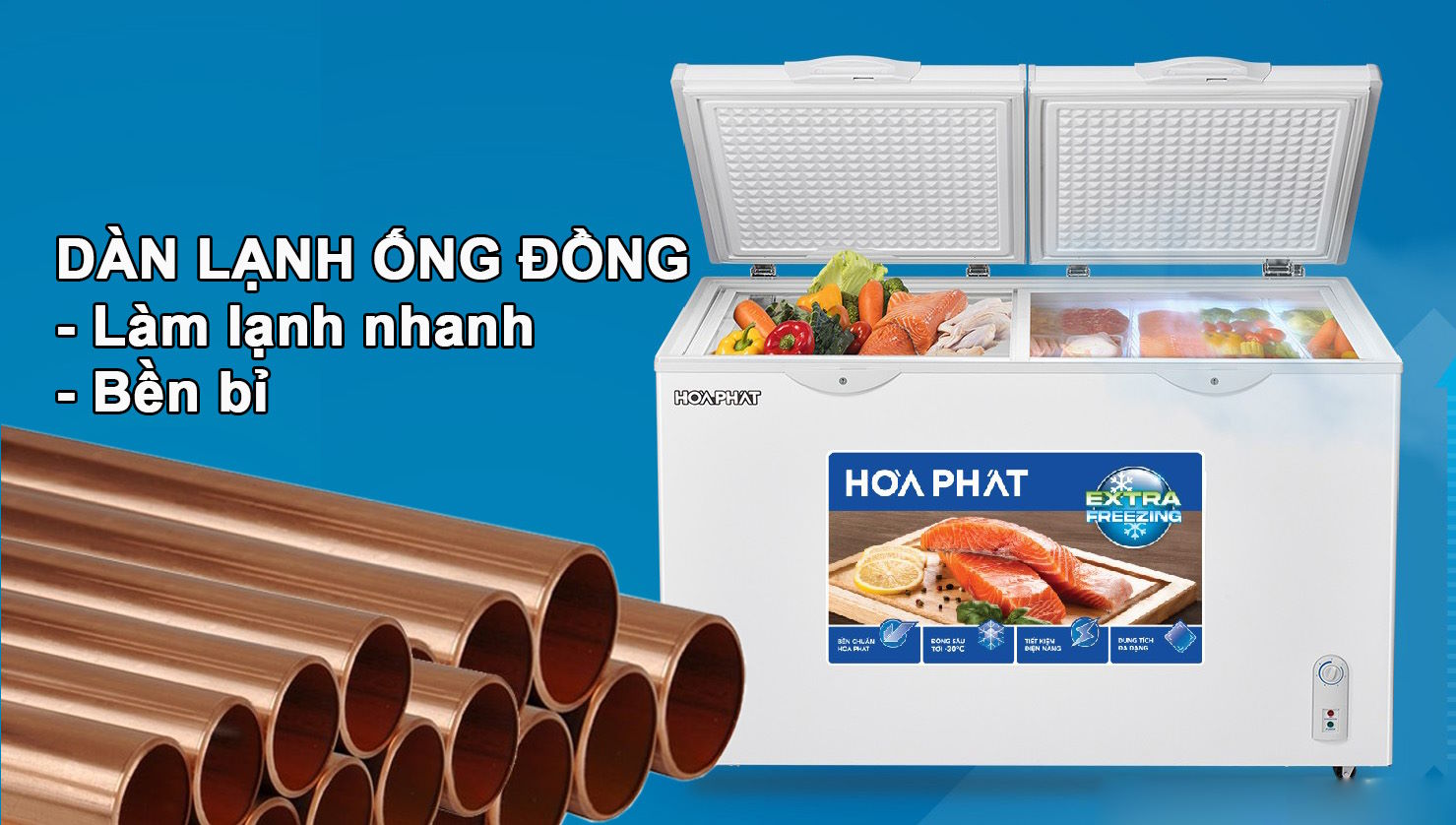 Dàn lạnh ống đồng nguyên chất – Bền bỉ theo thời gian Hòa Phát BD6240