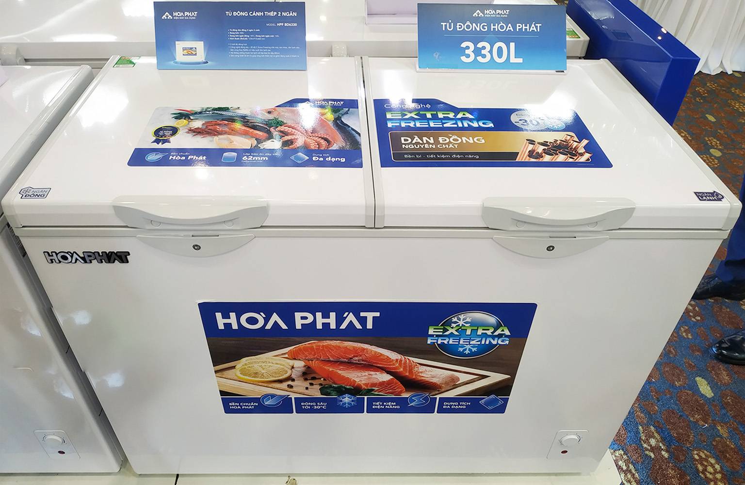 Tủ đông Hòa Phát cấp đông sâu Tủ đông Hòa Phát