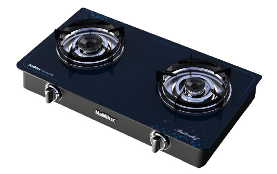 Bếp gas đôi kính cường lực NaMilux DL2461PG