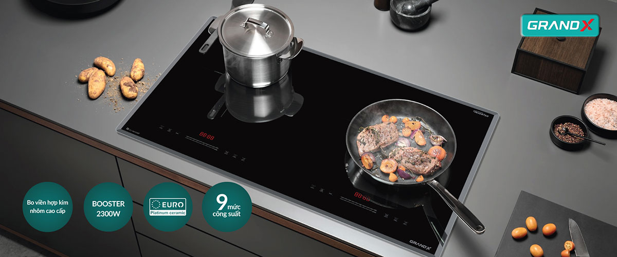 Bếp từ đôi GrandX GX IH696SE