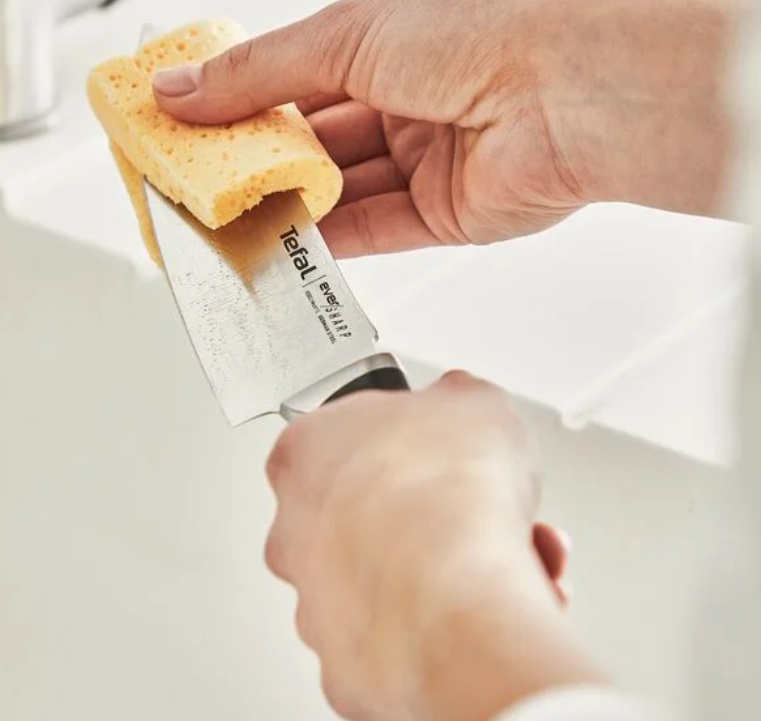 Dao kéo Tefal có cán dao bọc nhựa Dao kéo Tefal